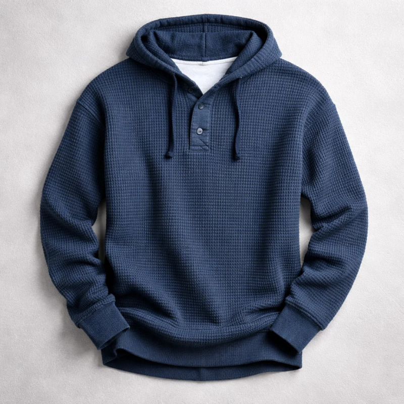 Men's Cotton Waffle Knit Jumper – Vivy London