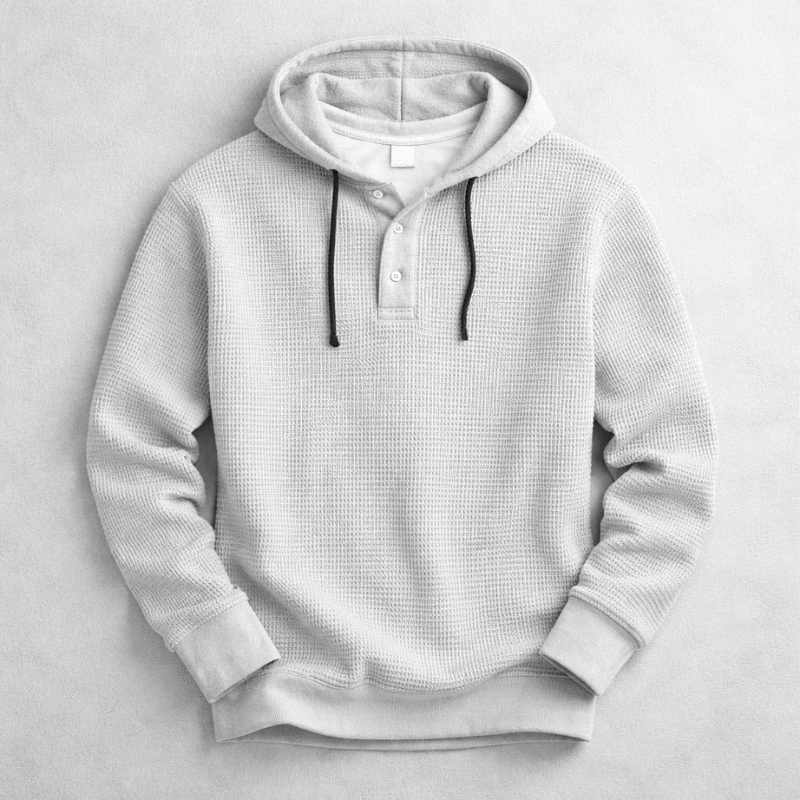 Men's Cotton Waffle Knit Jumper – Vivy London