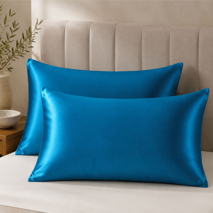 Silk Pillowcase Set of 2 | 100% Mulberry Silk, 19 Momme, for Hair &amp; Skin