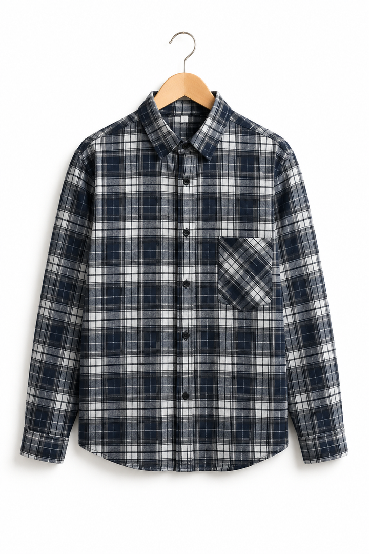 Men’s Relaxed Checked Overshirt