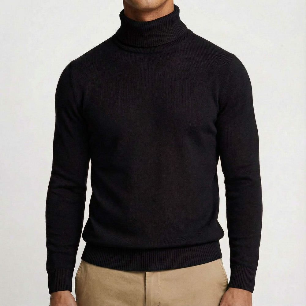 Men's Merino Roll Neck Jumper – Vivy London