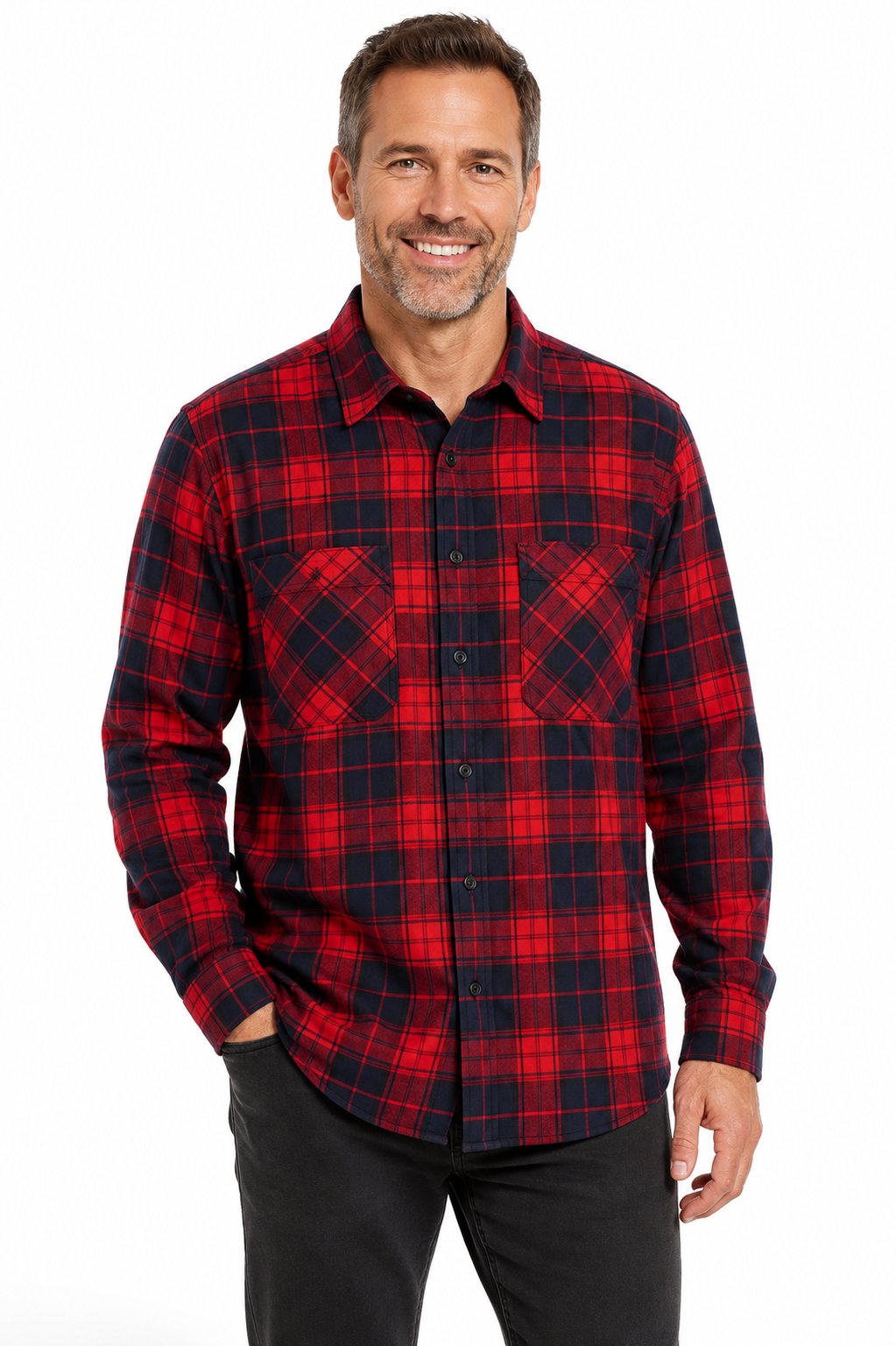 Men's Heavyweight Flannel Shirt – Vivy London