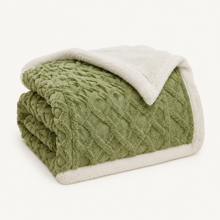Fleece Throw Blanket | Soft Sofa &amp; Bed Blanket, 6 Sizes, 7 Colours