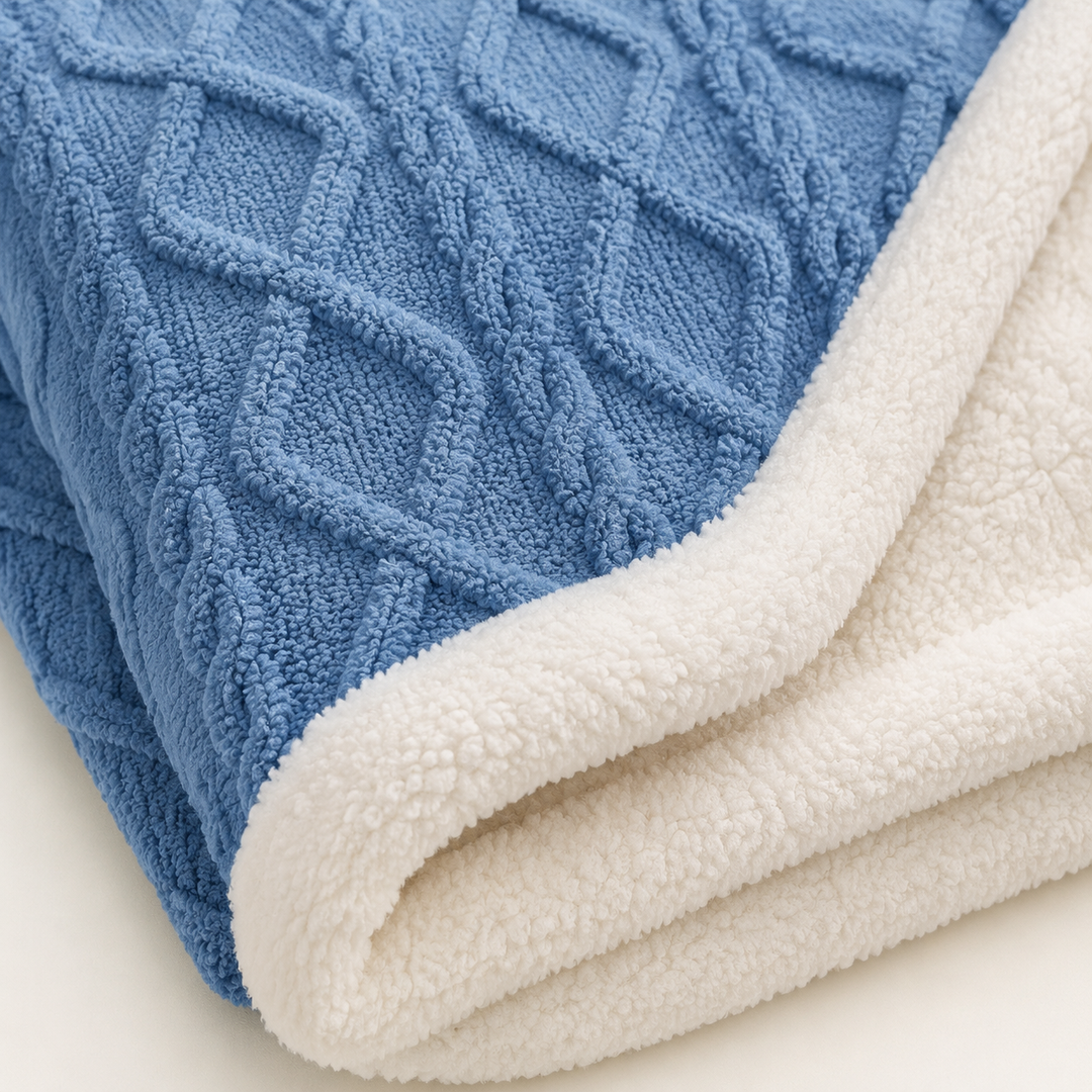 Fleece Throw Blanket | Soft Sofa &amp; Bed Blanket, 6 Sizes, 7 Colours