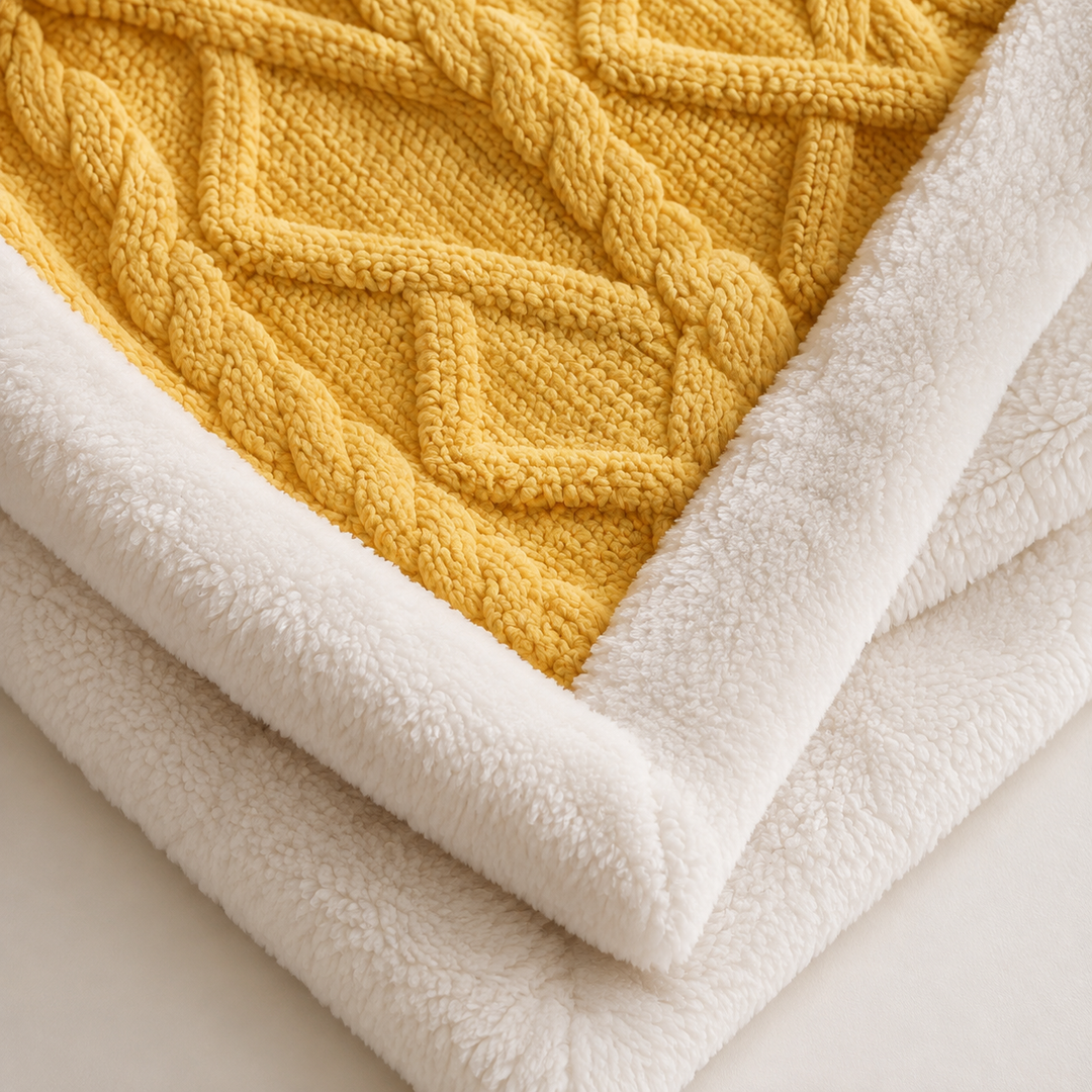 Fleece Throw Blanket | Soft Sofa &amp; Bed Blanket, 6 Sizes, 7 Colours