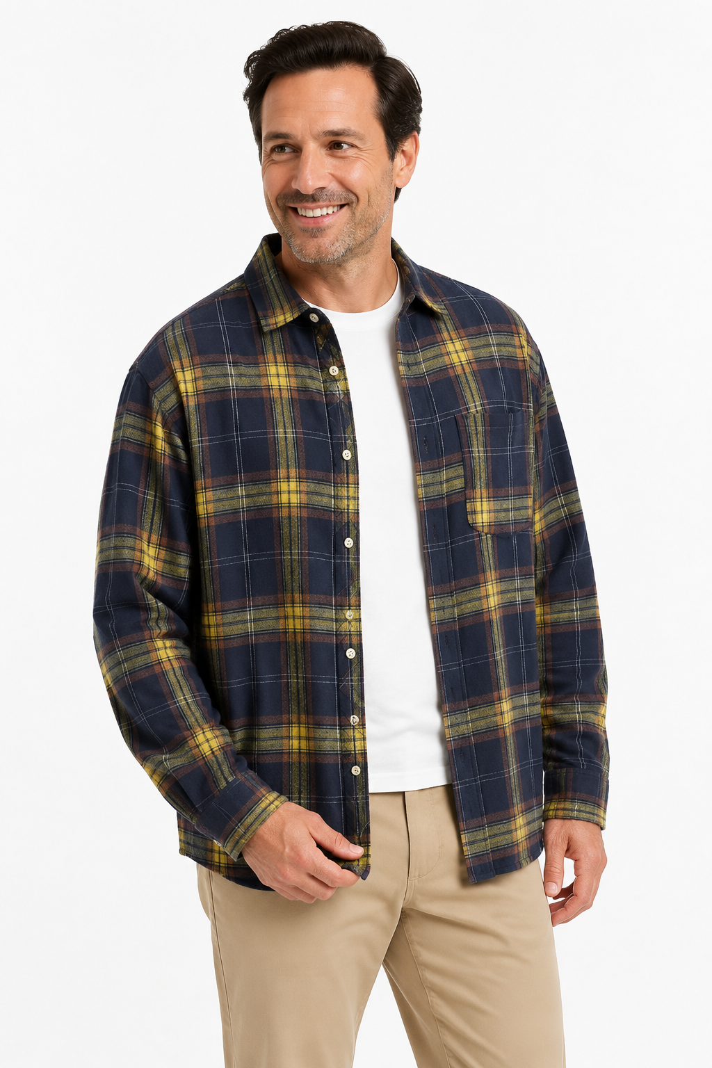 Men's Check Flannel Shirt – Vivy London