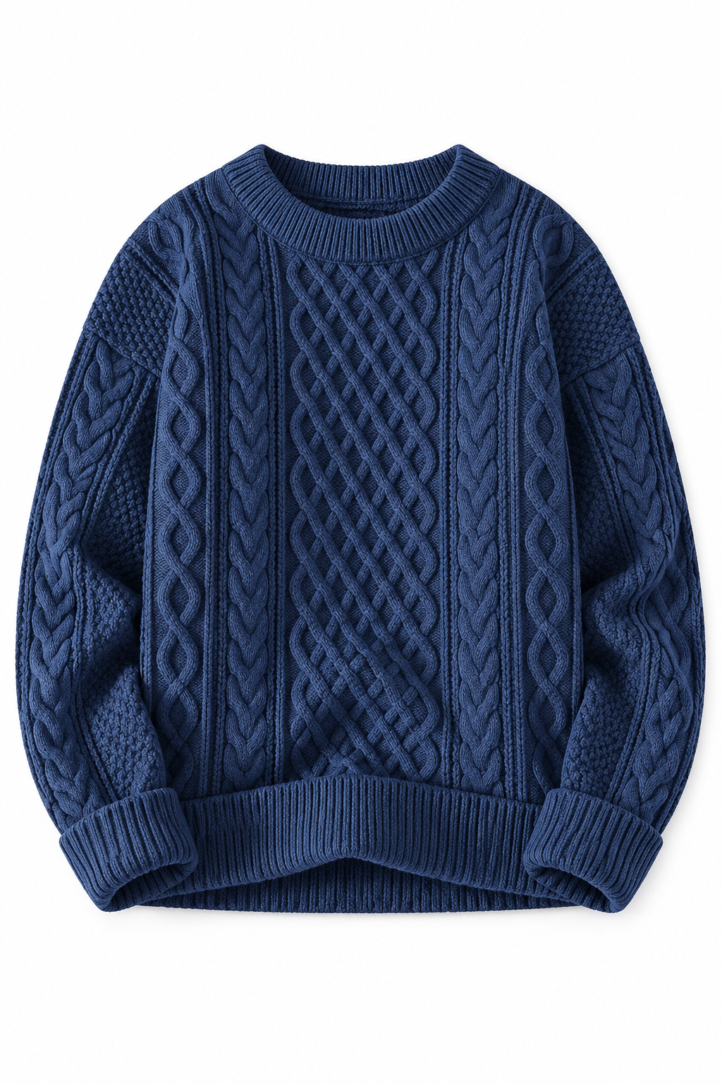 Men's Chunky Cable Knit Jumper – Vivy London