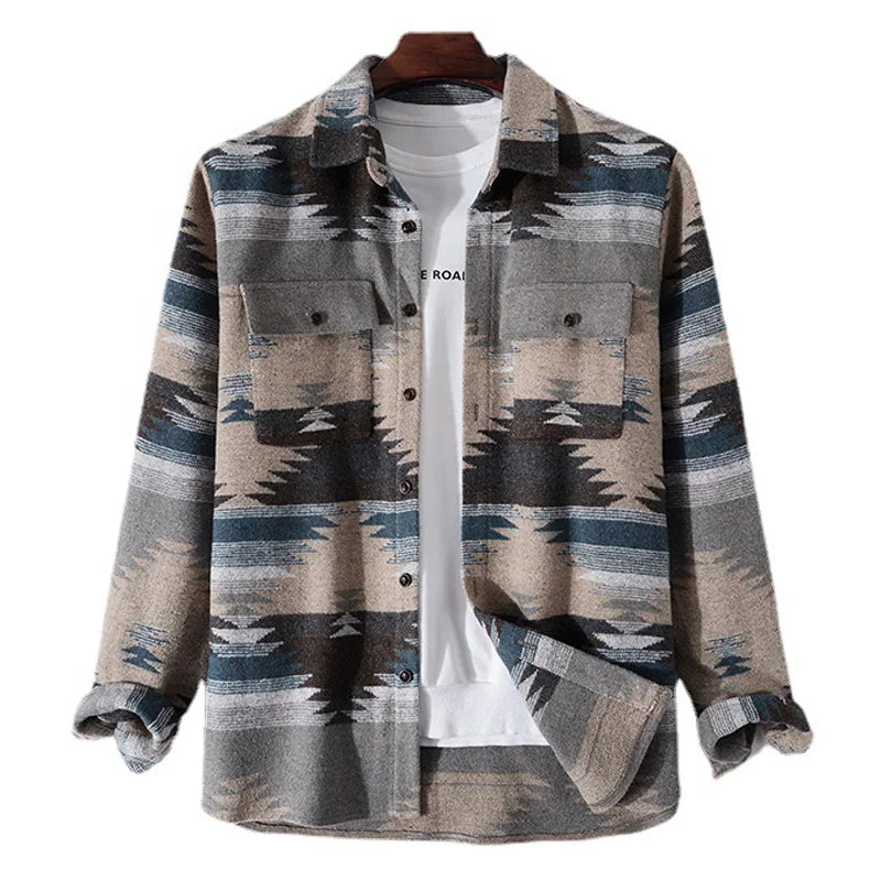 Men's Wool Blend Overshirt – Vivy London