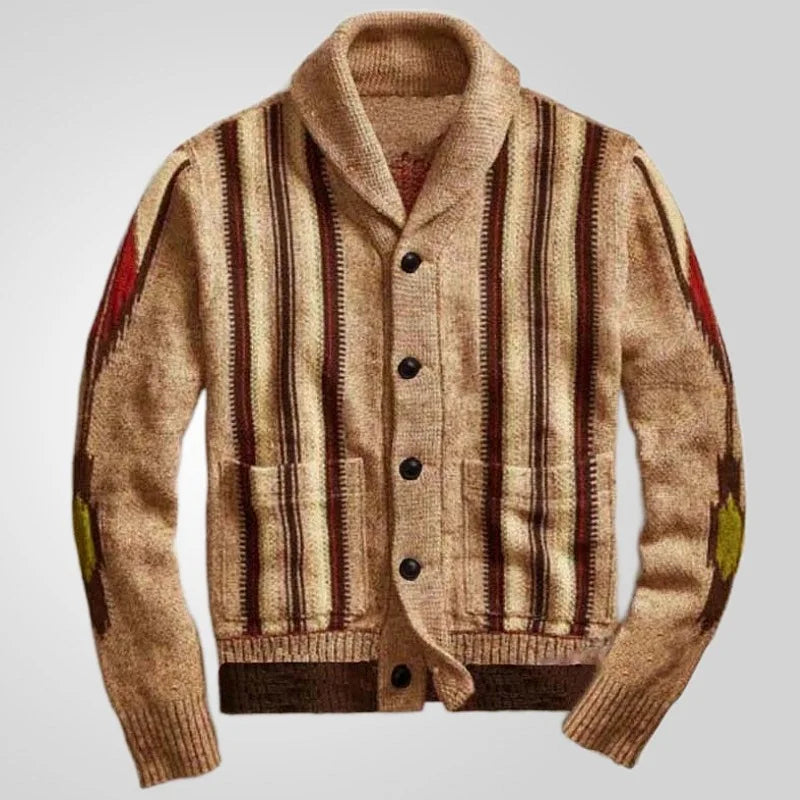 Men's Jacquard Cardigan – Vivy London