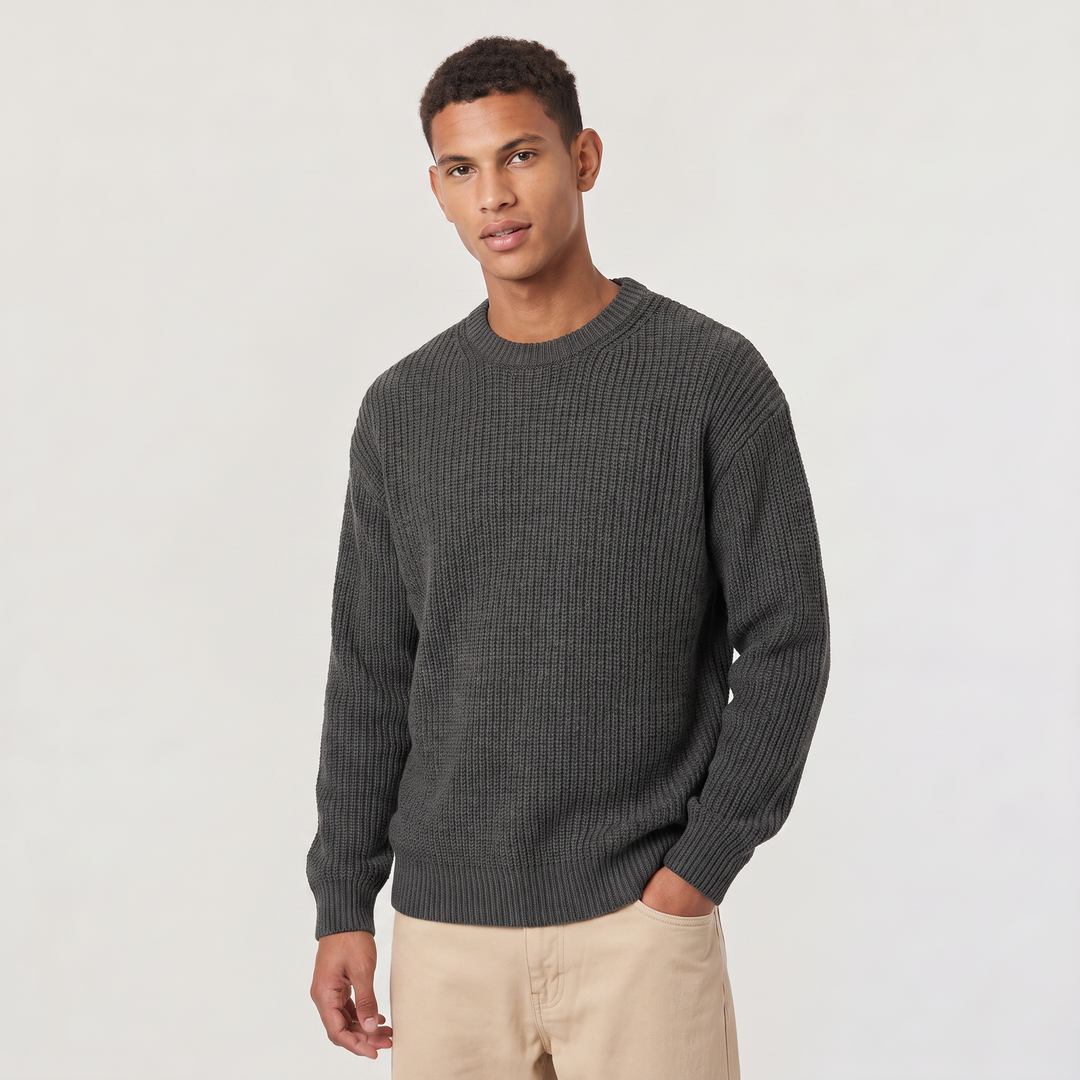 Men's Waffle Knit Jumper – Vivy London