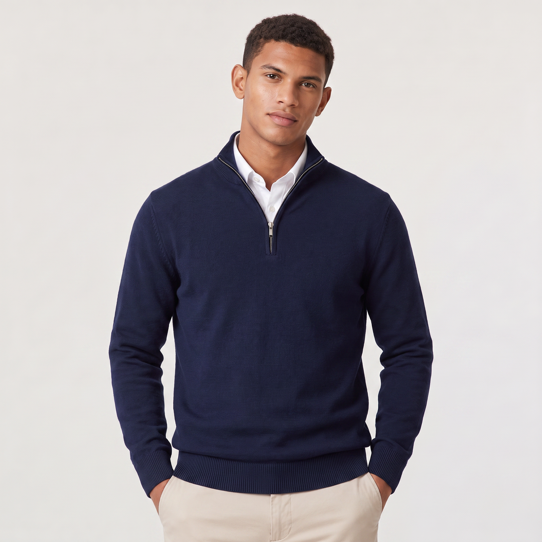 Men's Quarter Zip Jumper – Vivy London