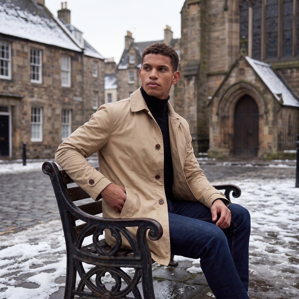 Men's Single Breasted Trench Coat – Vivy London