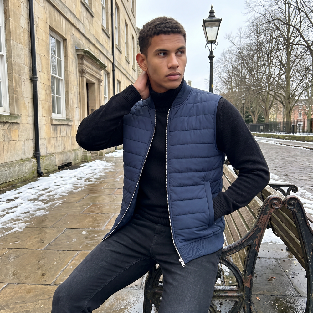 Men's Quilted Gilet – Vivy London