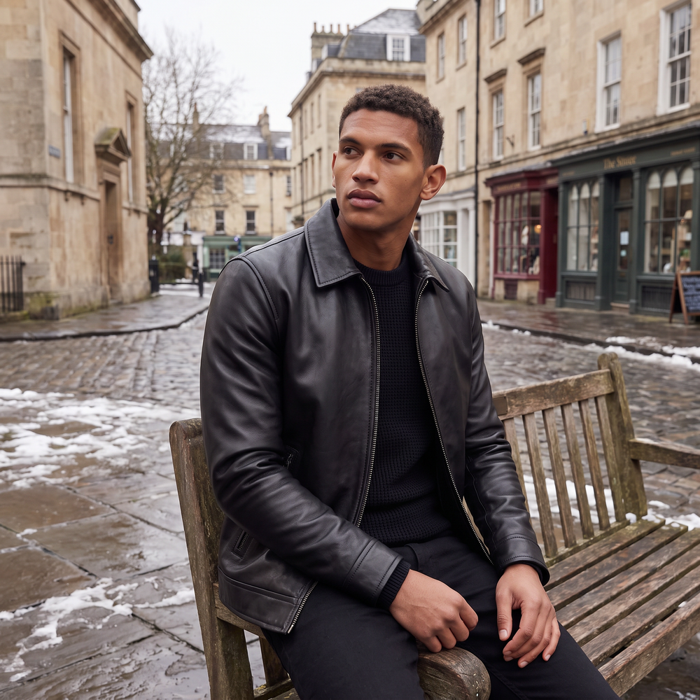 Men's Faux Leather Jacket – Vivy London