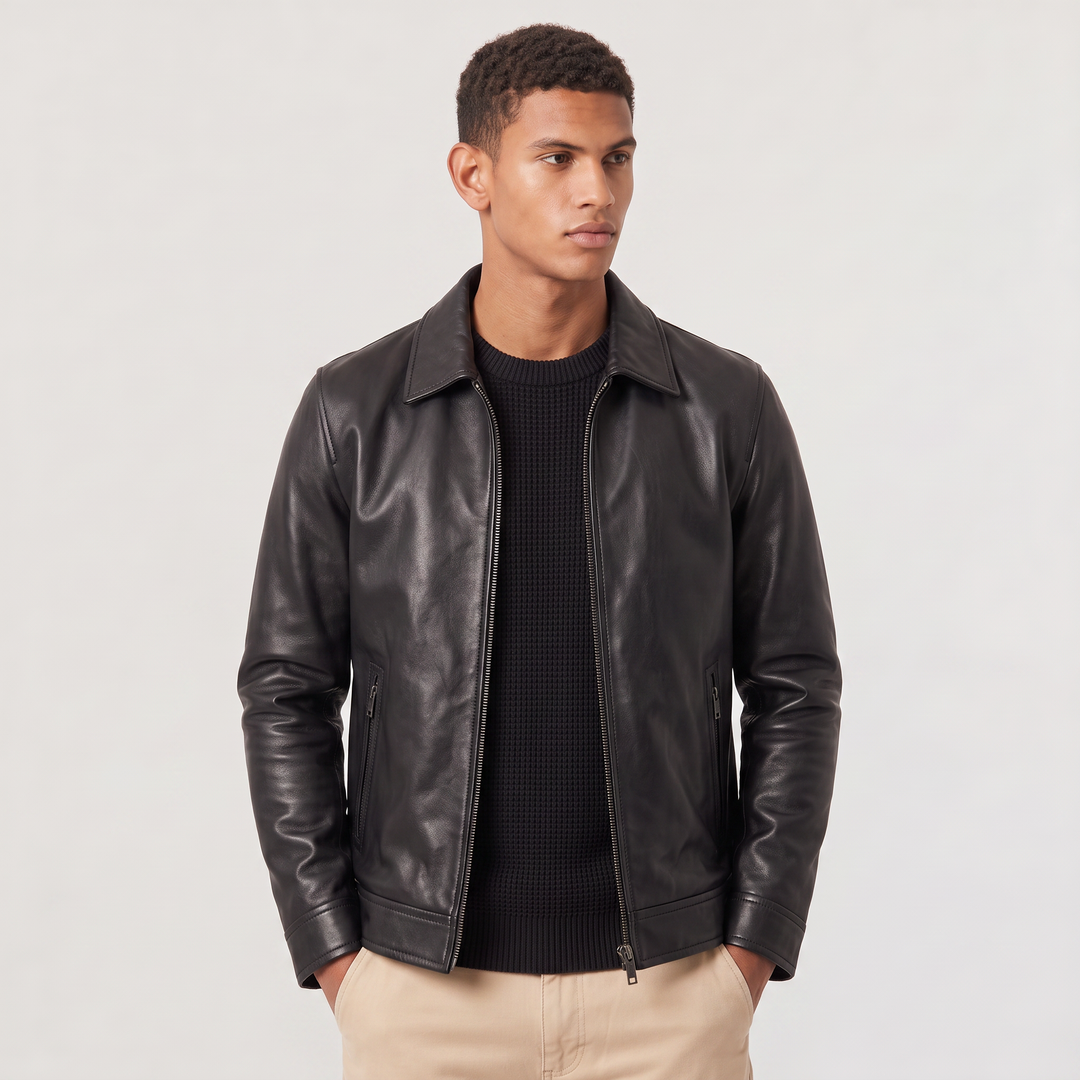 Men's Faux Leather Jacket – Vivy London