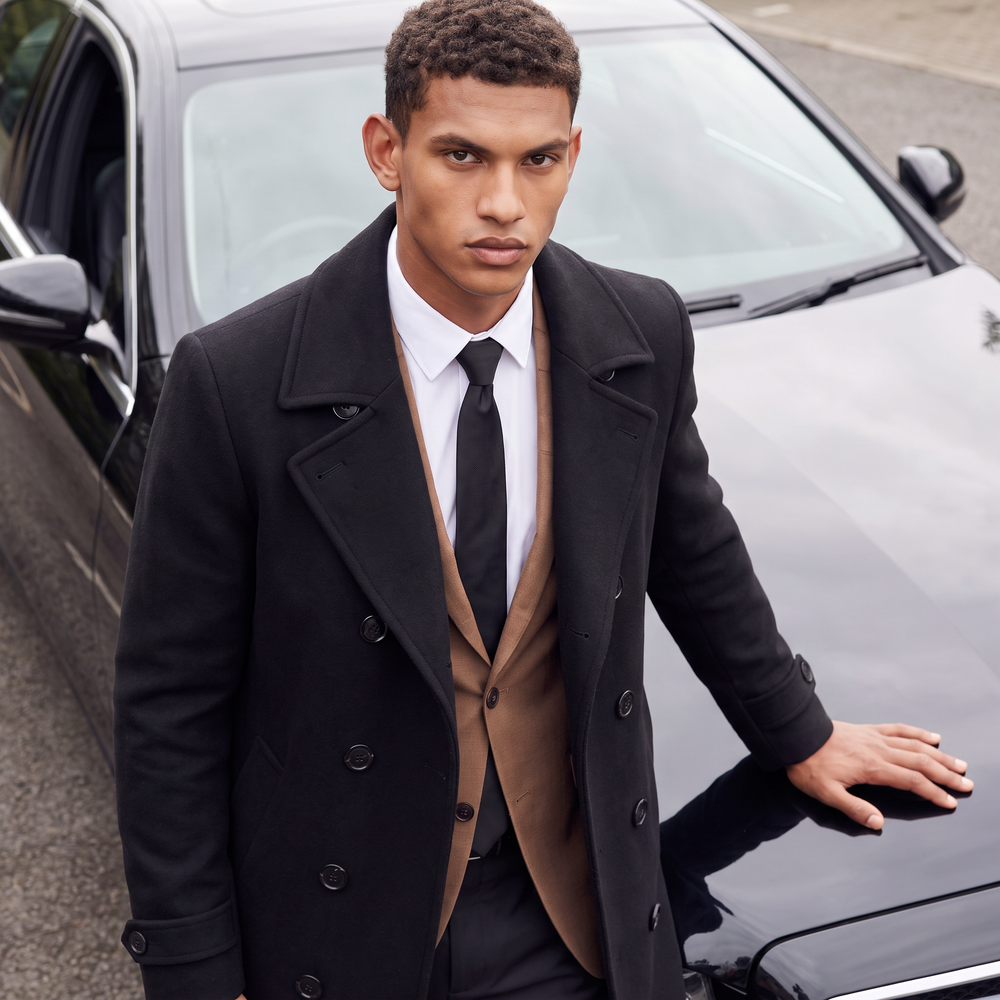 Men's Double Breasted Overcoat – Vivy London