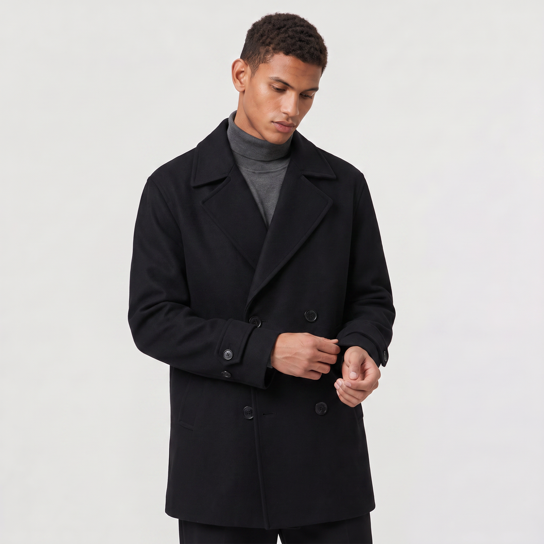 Men's Peacoat – Vivy London