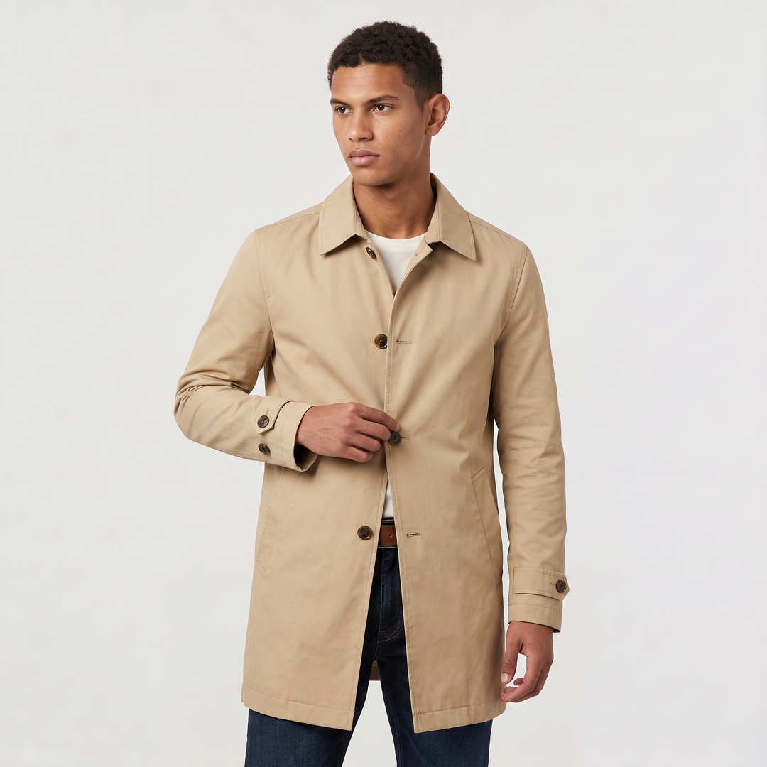 Men's Single Breasted Trench Coat – Vivy London