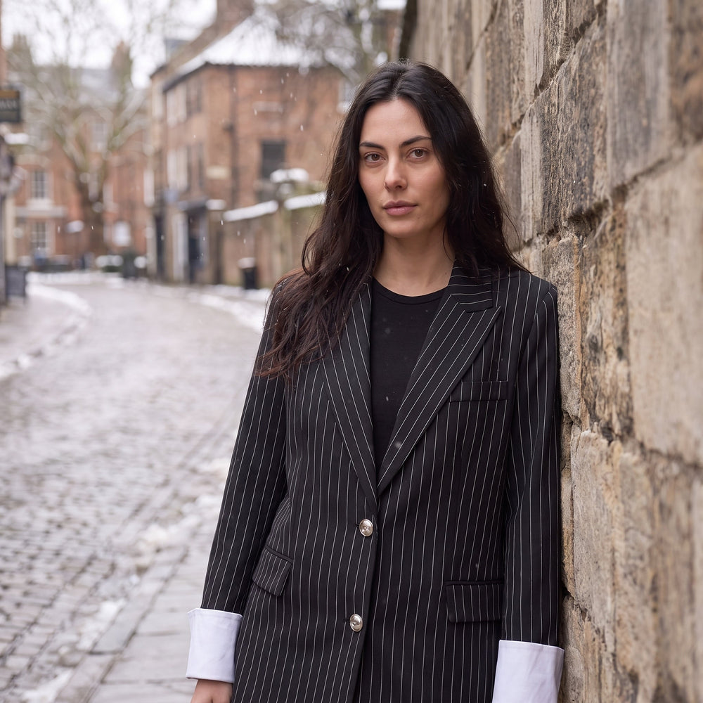 Women's Oversized Striped Blazer – Vivy London