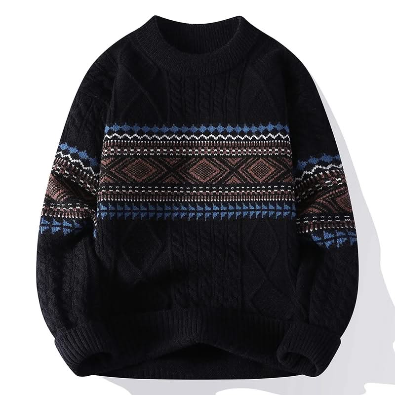 Men's Nordic Cable Knit Jumper – Vivy London