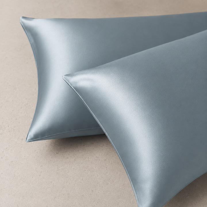 Silk Pillowcase Set of 2 | 100% Mulberry Silk, 19 Momme, for Hair &amp; Skin