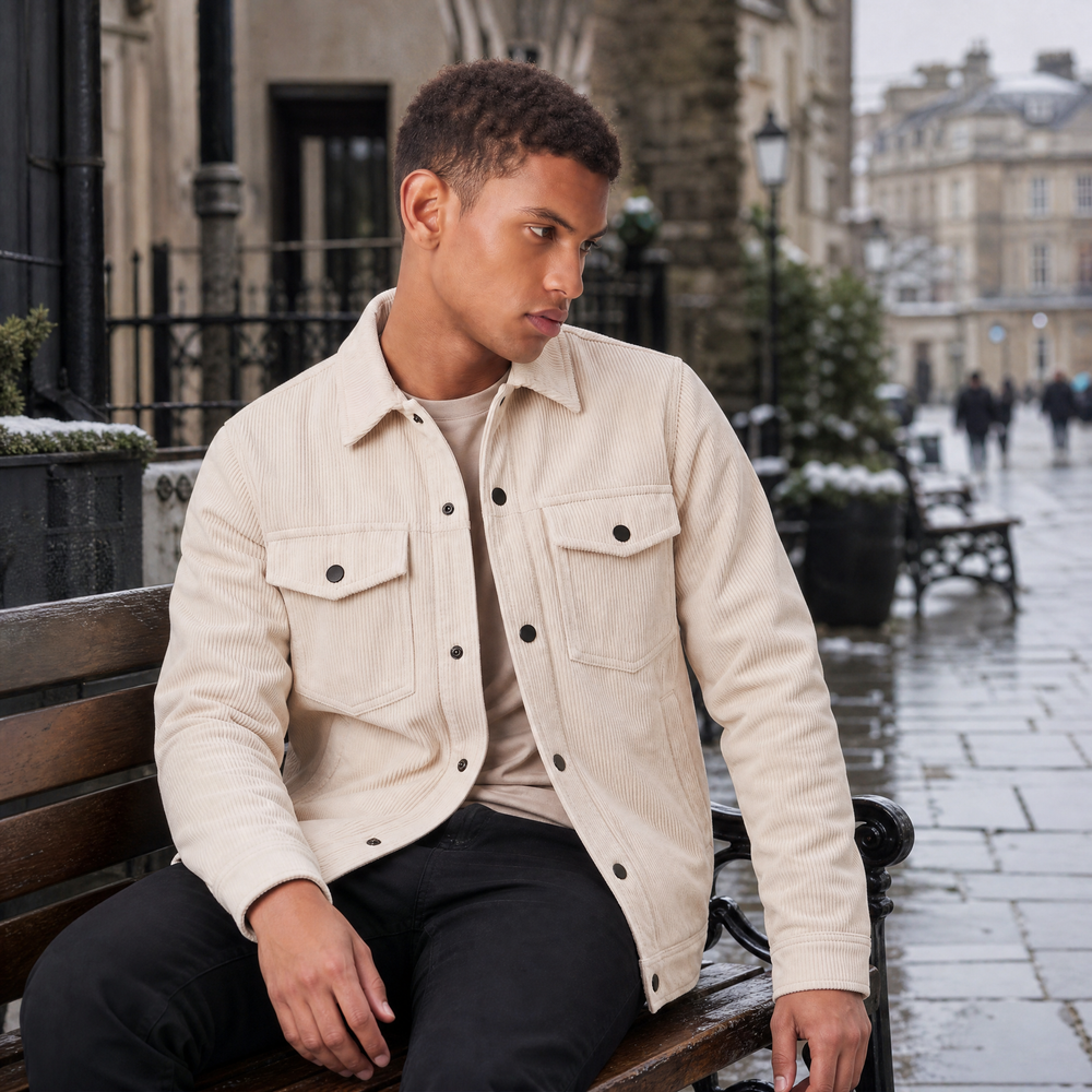 Men's Corduroy Shirt Jacket – Vivy London