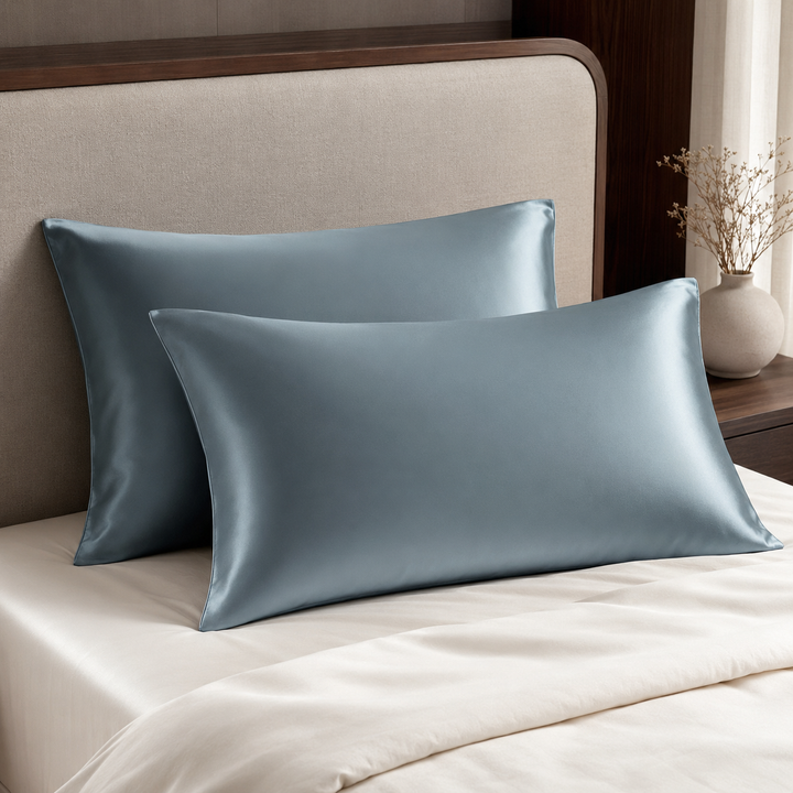Silk Pillowcase Set of 2 | 100% Mulberry Silk, 19 Momme, for Hair &amp; Skin