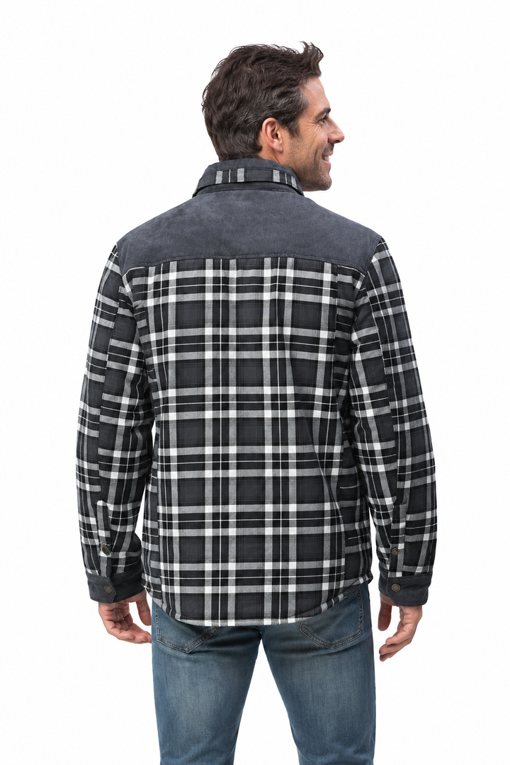 Men’s Lined Flannel Shirt Jacket