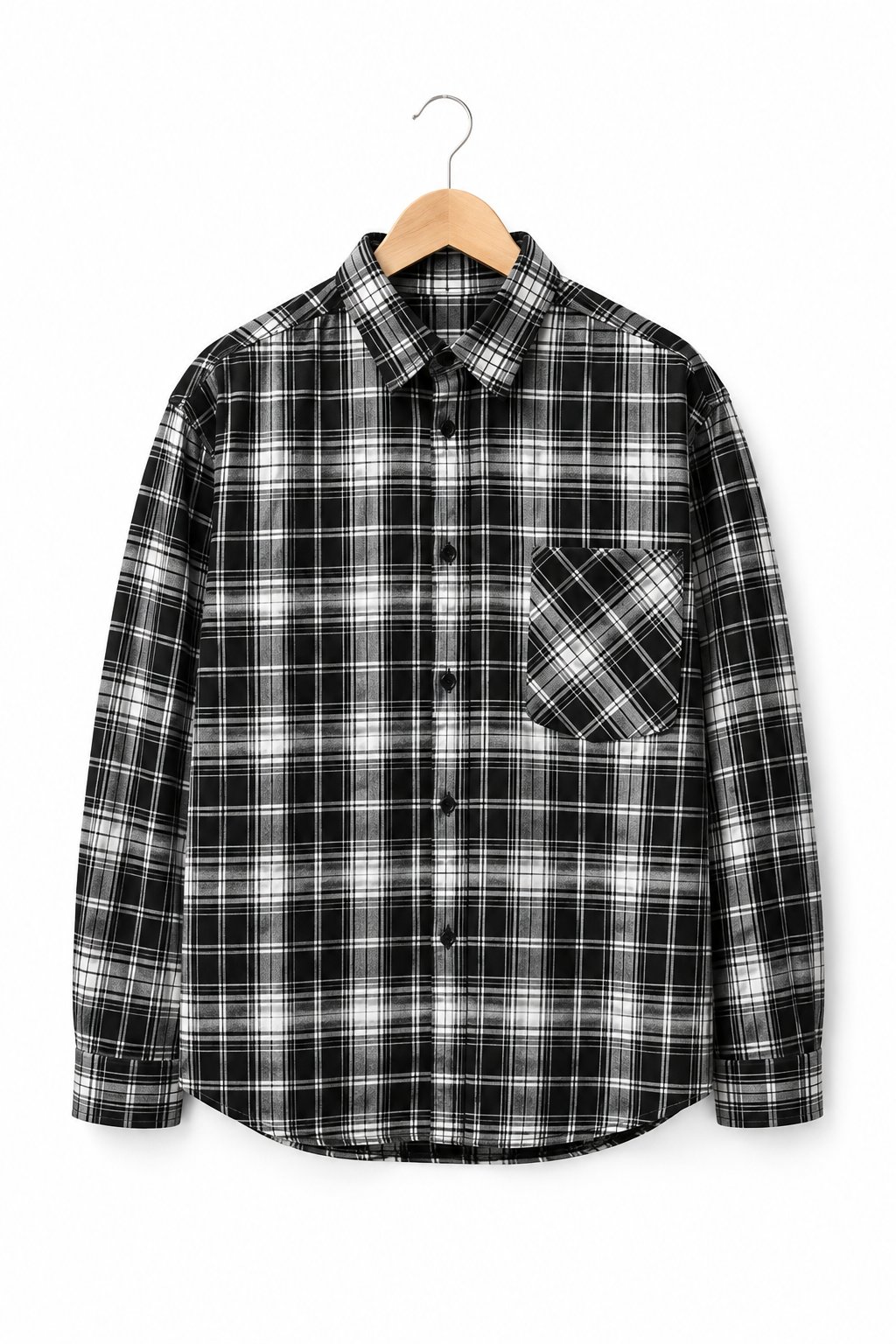 Men’s Relaxed Checked Overshirt