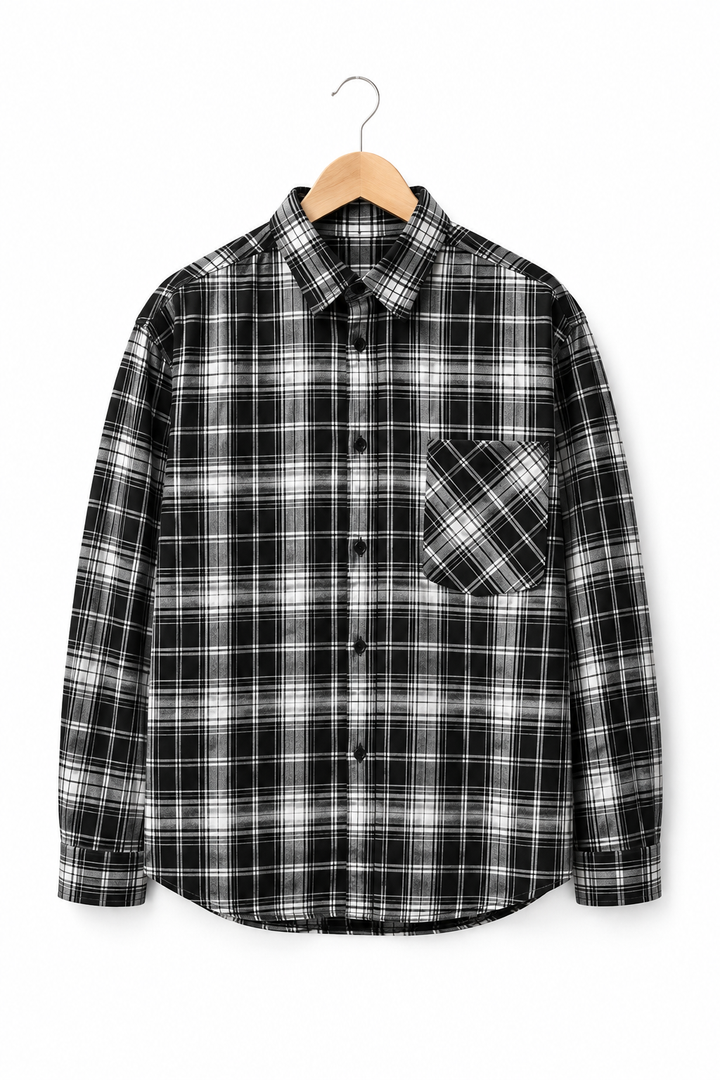Men’s Relaxed Checked Overshirt