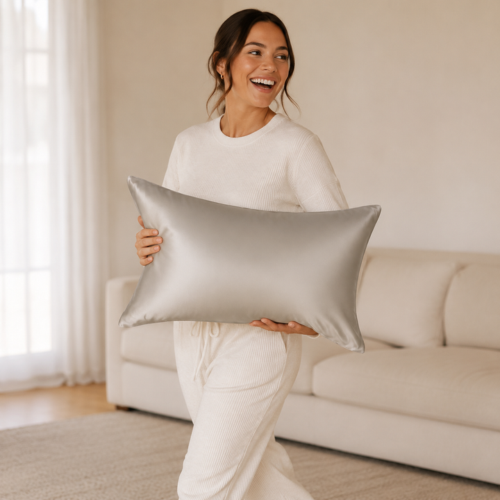 Mulberry Silk Pillowcase | 22 Momme, for Hair &amp; Skin