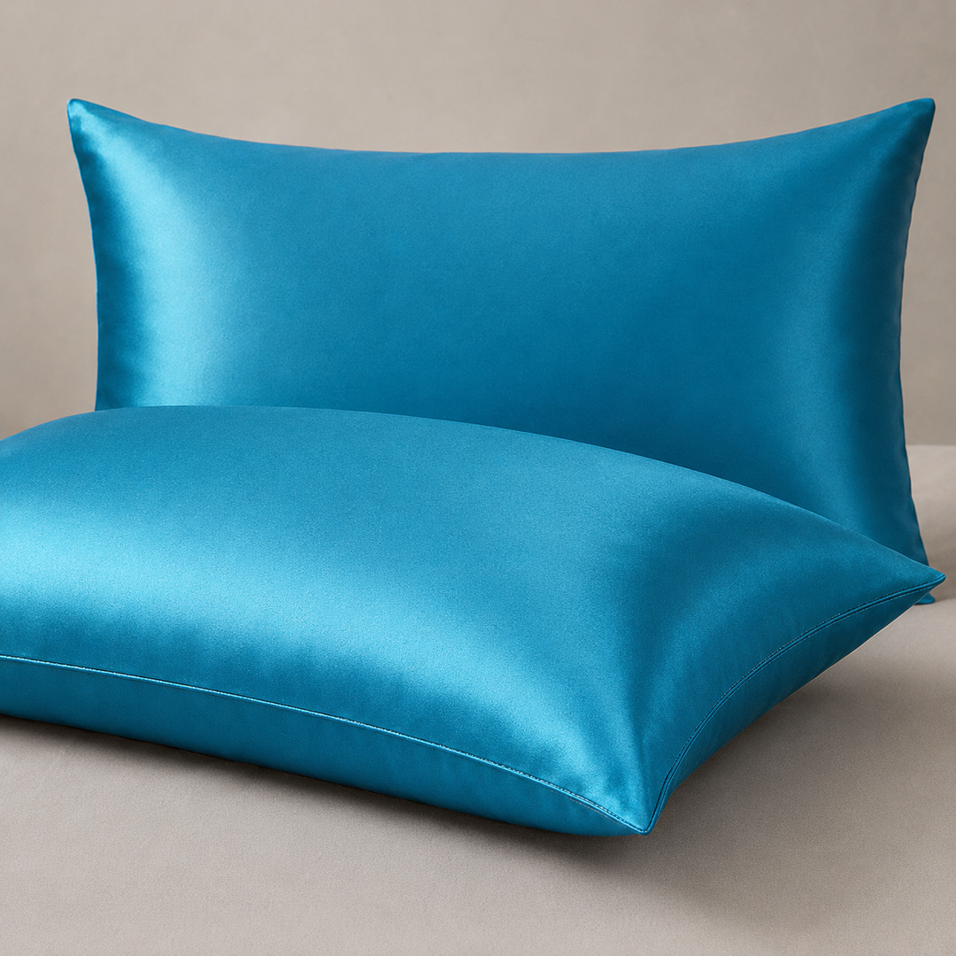 Silk Pillowcase Set of 2 | 100% Mulberry Silk, 19 Momme, for Hair &amp; Skin