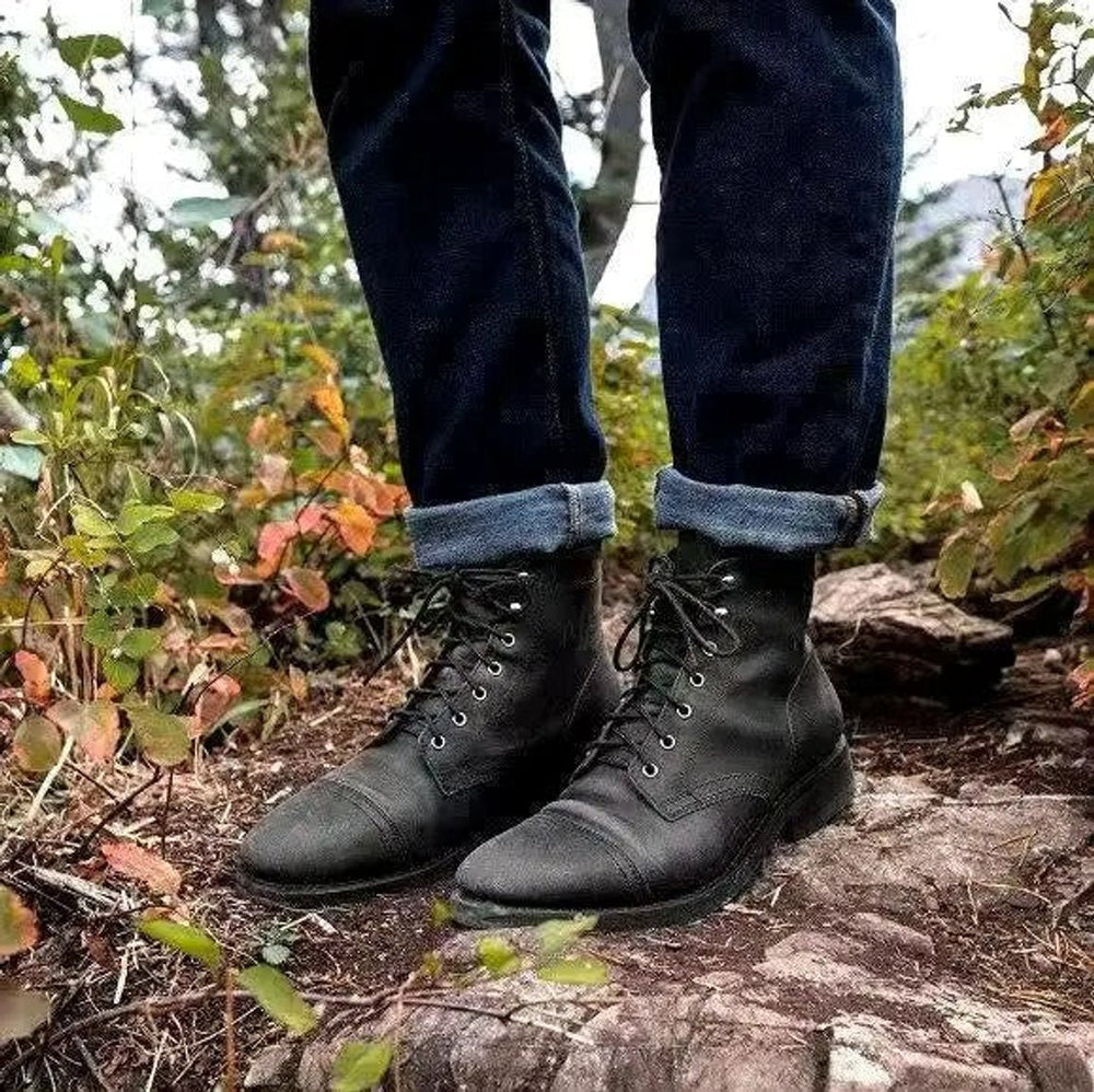 Men's Lace Up Ankle Boots – Vivy London