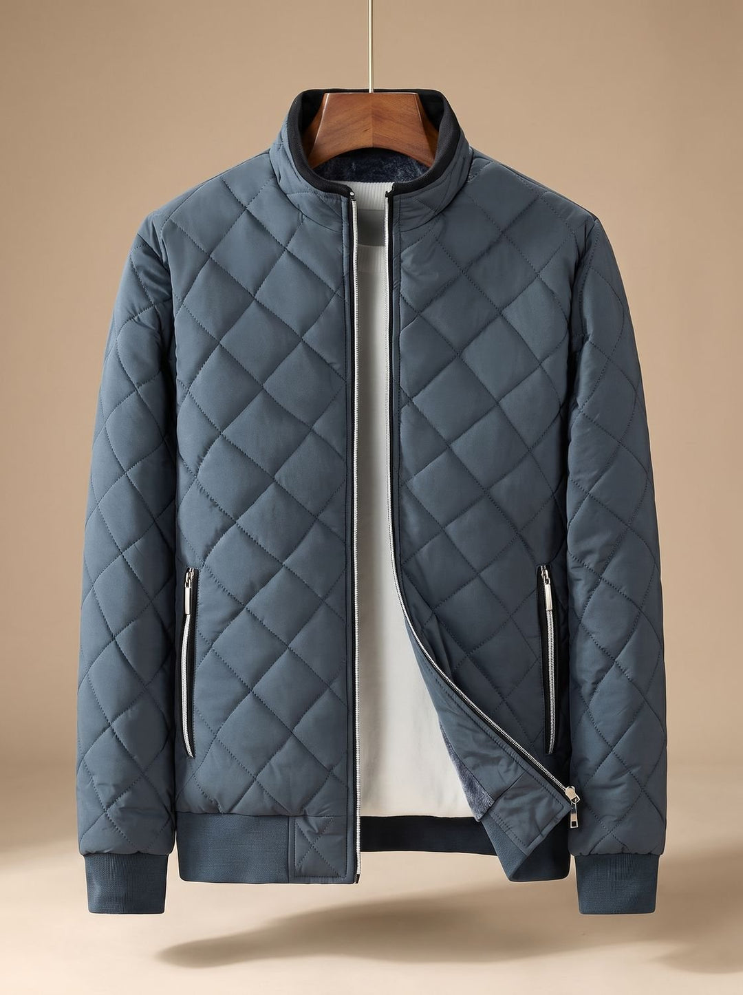 Men's Quilted Bomber Jacket – Vivy London