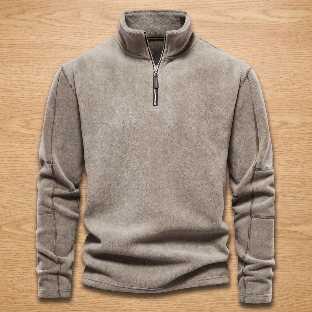 Men's Fleece Quarter Zip Pullover – Vivy London
