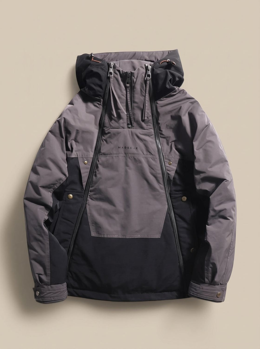 Men's Quilted Hooded Anorak – Vivy London