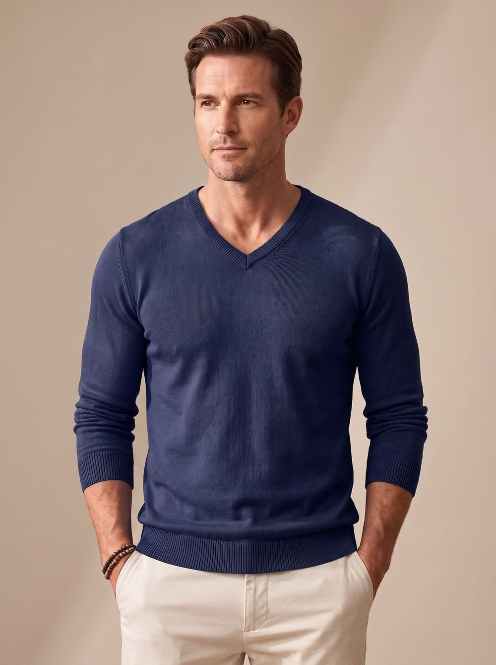 Men's V Neck Jumper – Vivy London